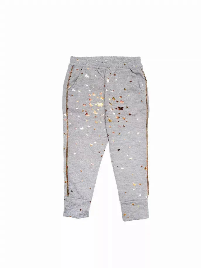 Gold Butterflies Joggers Little Mass