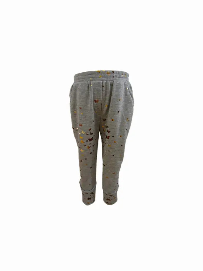 Gold Butterflies Joggers Little Mass