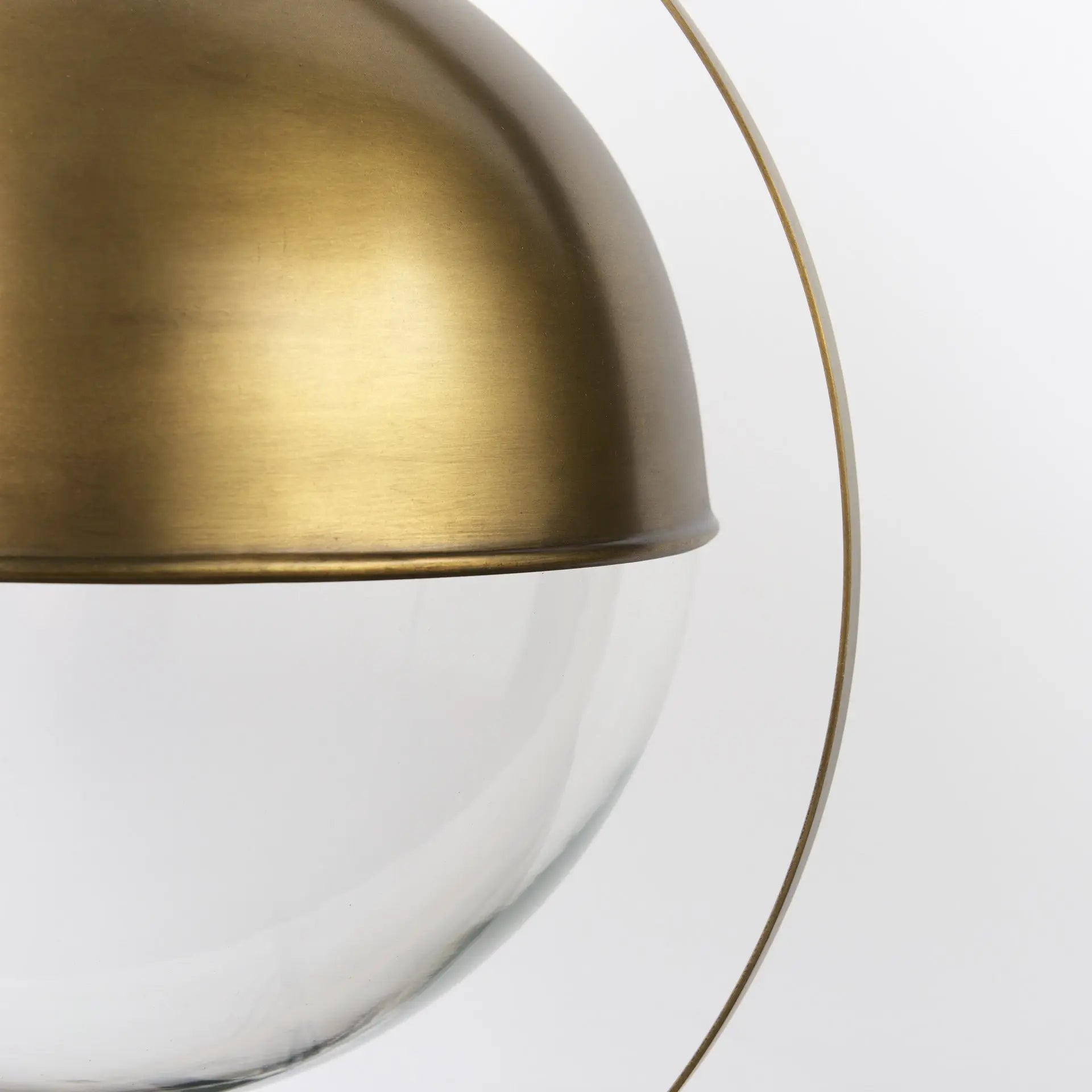 Gold Metal Sphere Pendant Hanging Light Homeroots Lighting