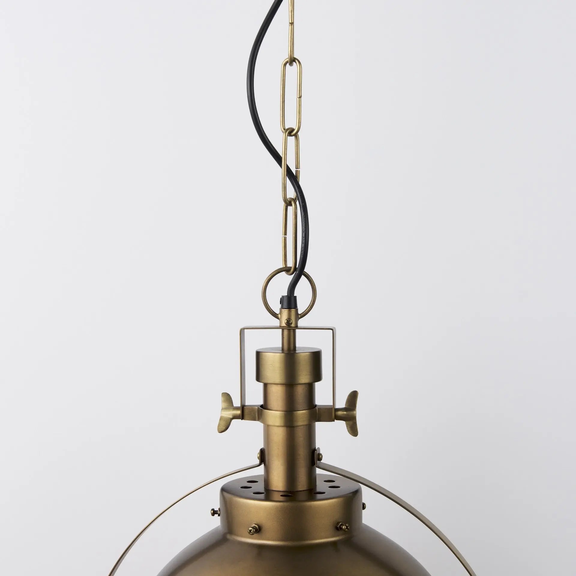 Gold Metal Sphere Pendant Hanging Light Homeroots Lighting