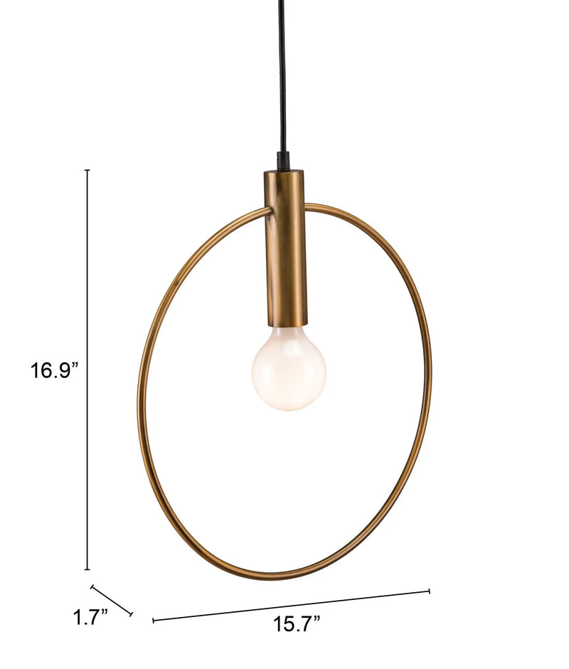Gold Ring Metal Dimmable Chandelier - GreatEagleInc