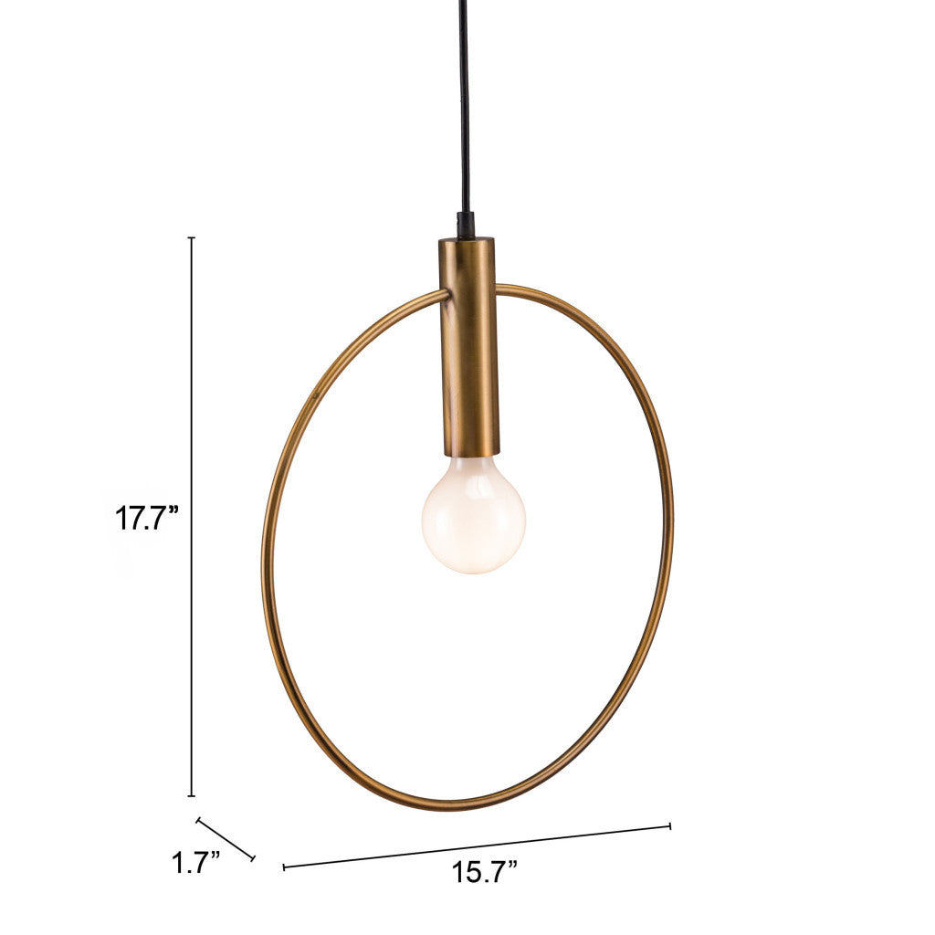 Gold Ring Metal Dimmable Chandelier - GreatEagleInc