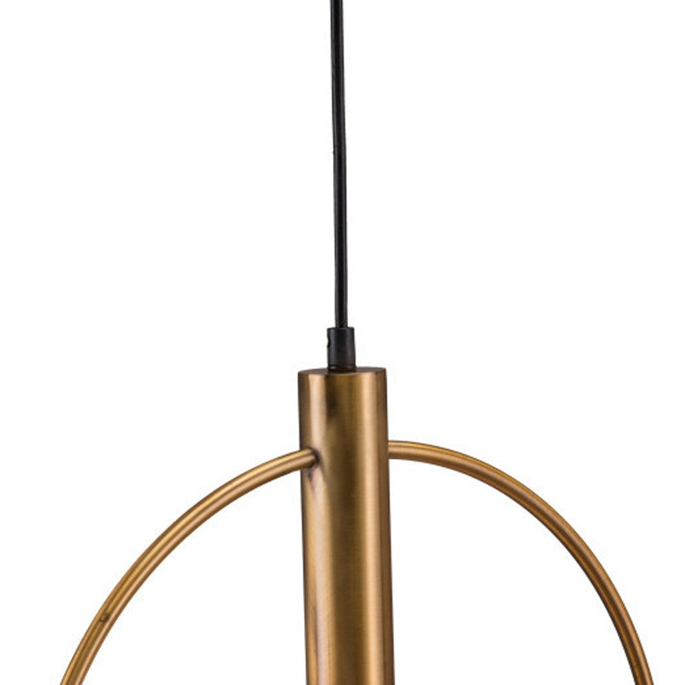 Gold Ring Metal Dimmable Chandelier - GreatEagleInc