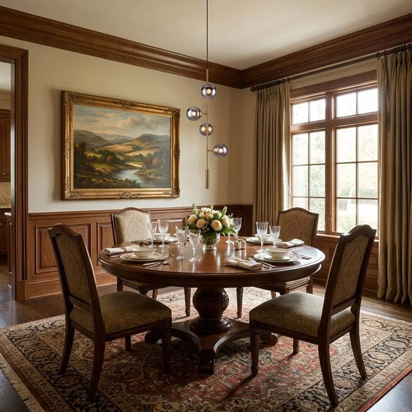 Gold Shaded Four Light Metal Dimmable Ceiling Light With Clear Shades Homeroots Lighting