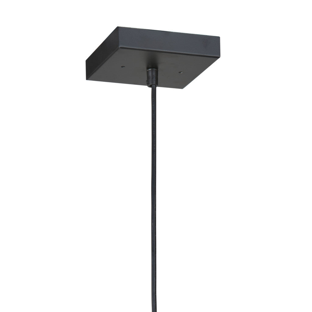 Gold and Black Geometric Metal Ceiling Light - GreatEagleInc