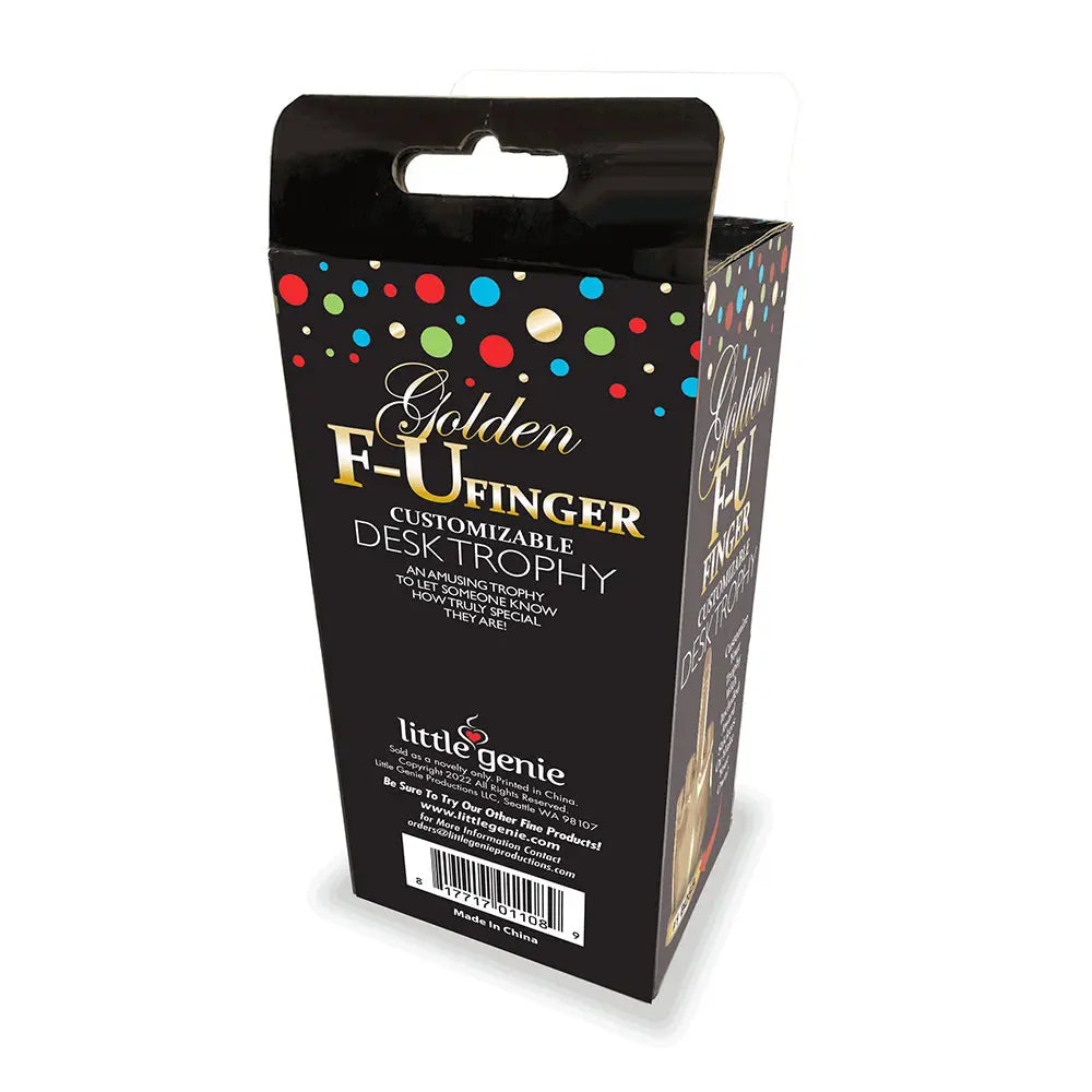 Golden F-U Finger Trophy - GreatEagleInc