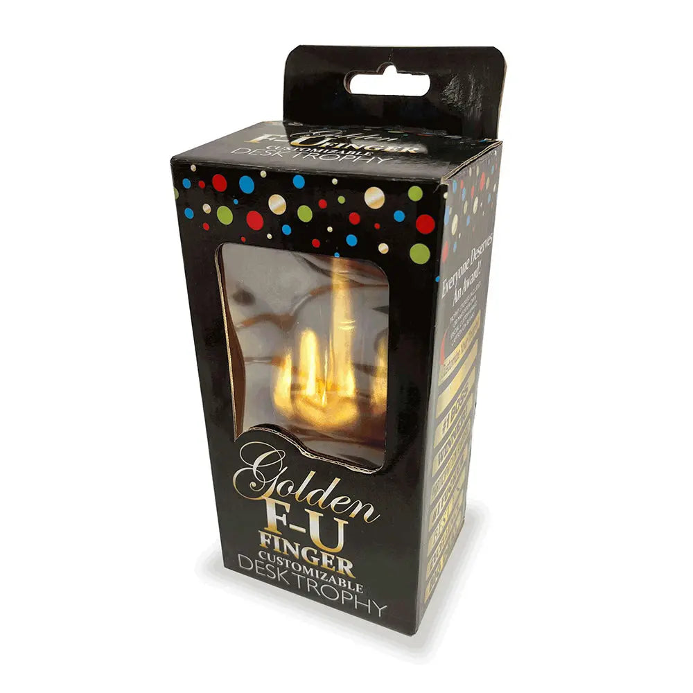 Golden F-U Finger Trophy - GreatEagleInc