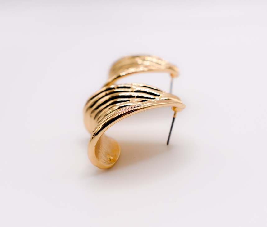 Golden Halo Earrings Maskup Corporation