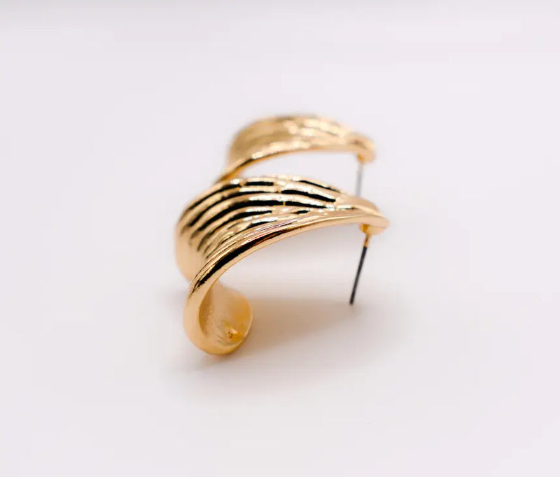 Golden Halo Earrings Maskup Corporation