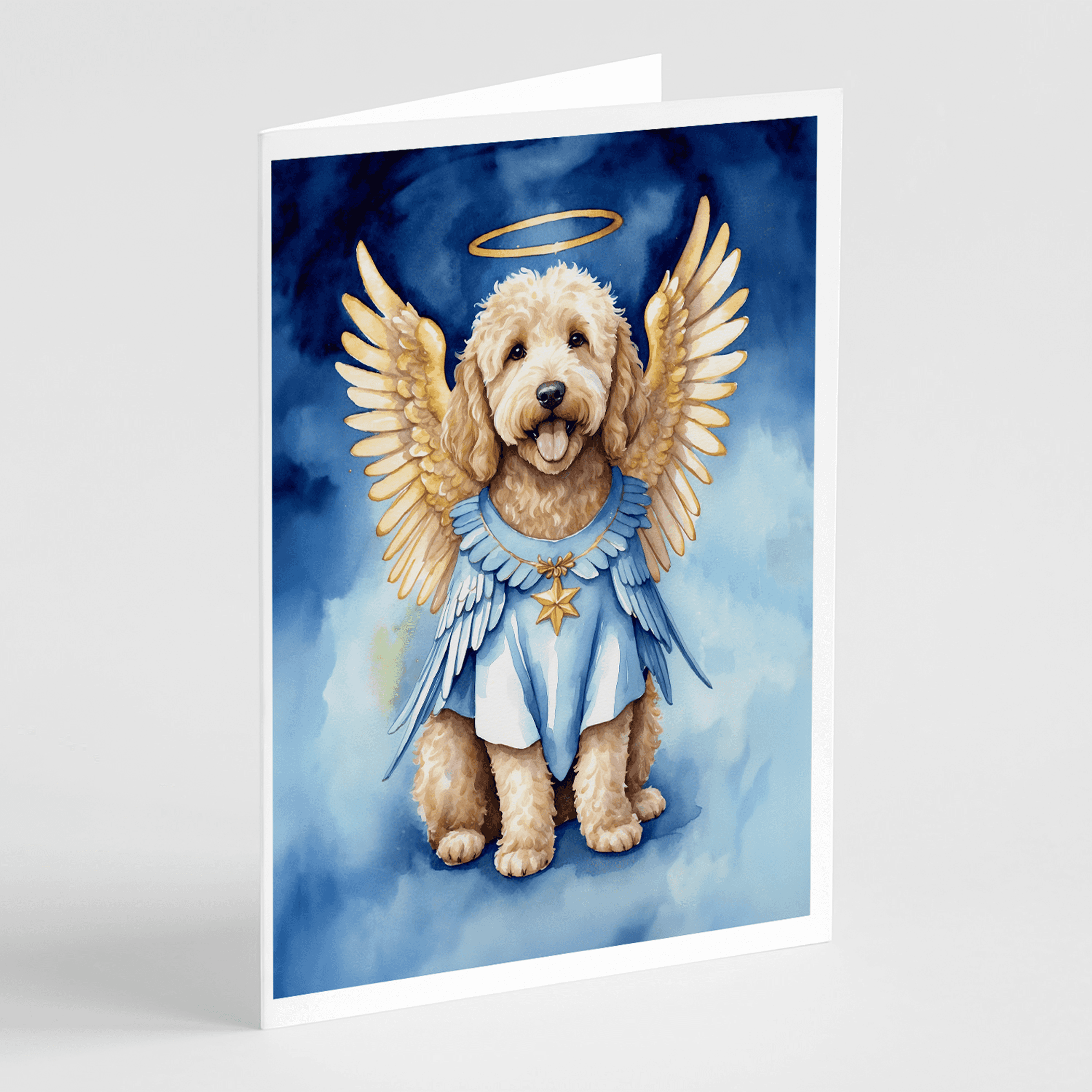 Goldendoodle My Angel Greeting Cards Pack of 8 Caroline's Treasures
