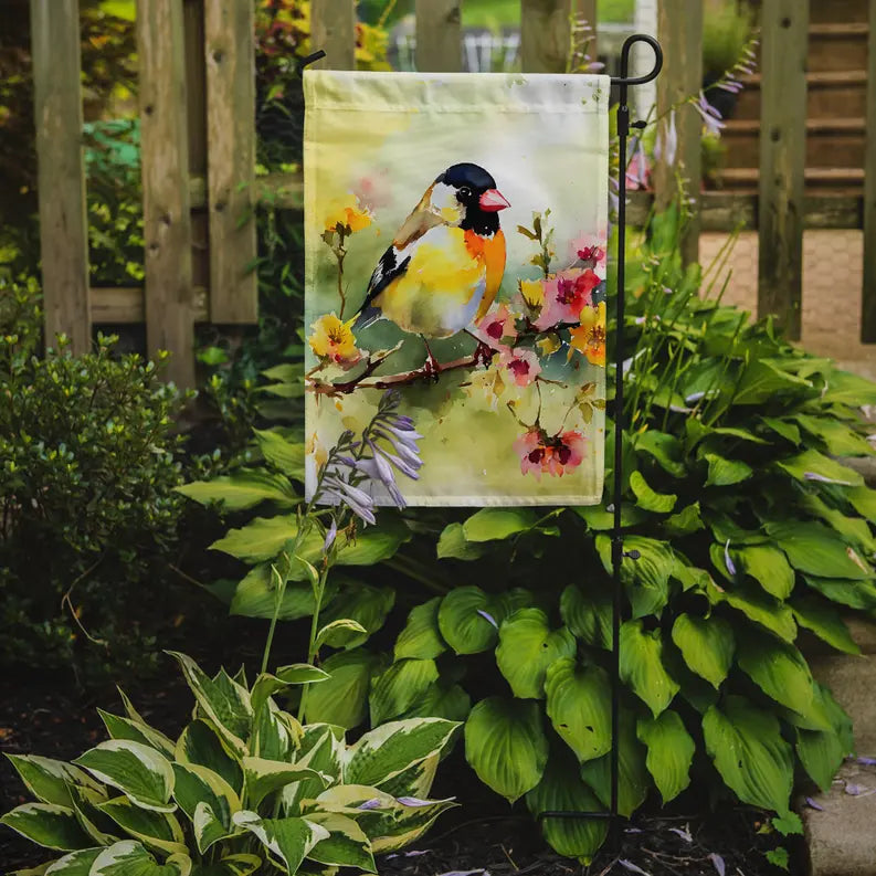 Goldfinch Garden Flag Caroline's Treasures