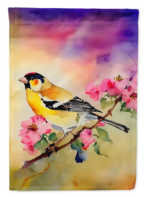 Goldfinch Garden Flag Caroline's Treasures