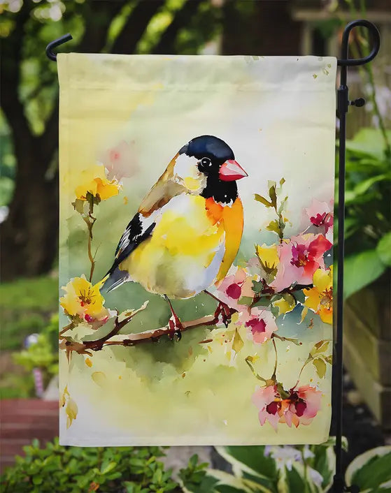Goldfinch Garden Flag Caroline's Treasures