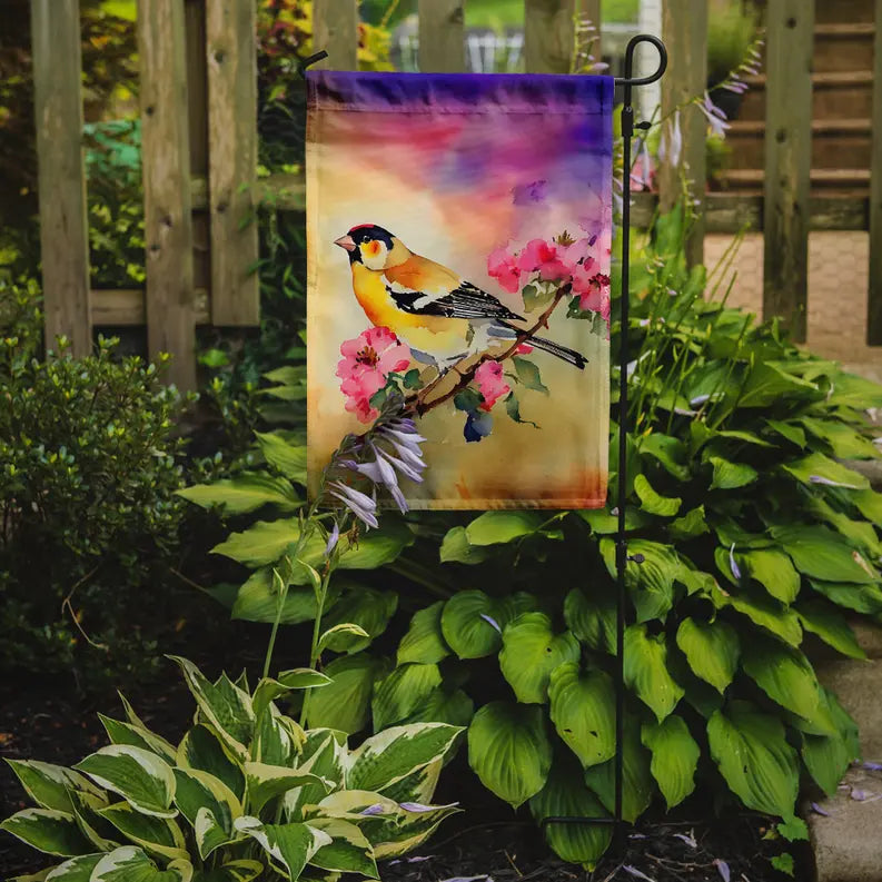 Goldfinch Garden Flag Caroline's Treasures