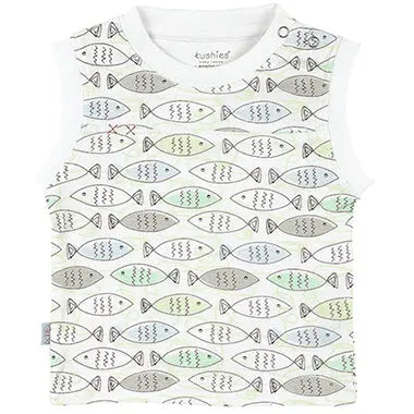Gone Fishing Short Sleeve Top Kushies