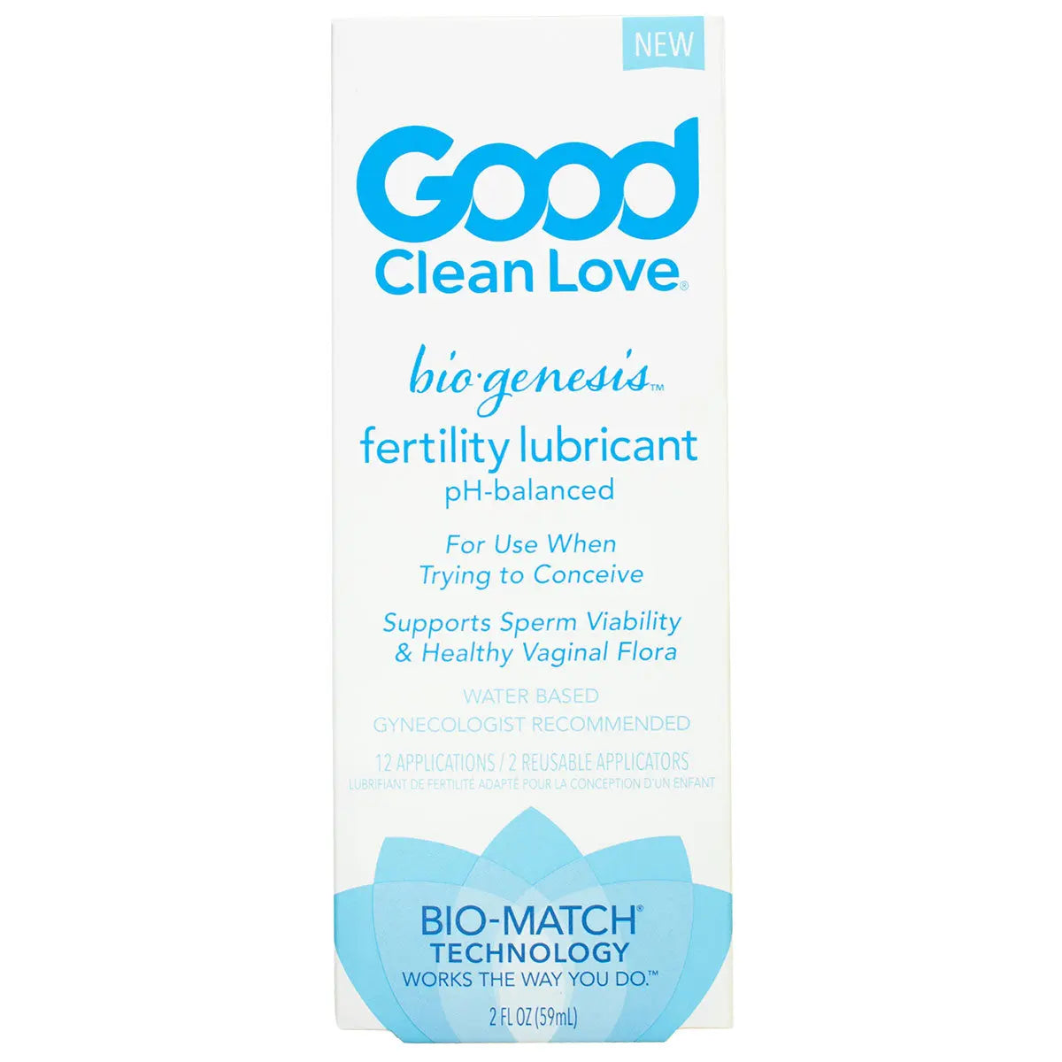Good Clean Love BioGenesis Fertility Lubricant 2oz - GreatEagleInc