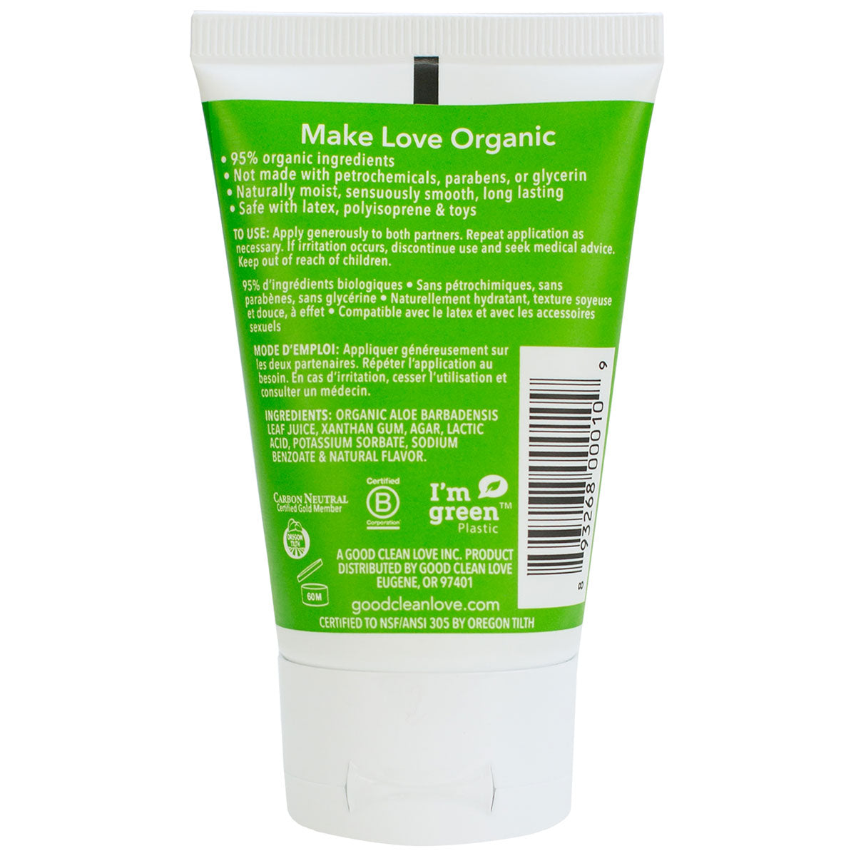 Good Clean Love Personal Lubricant Almost Naked  1.5oz Good Clean Love