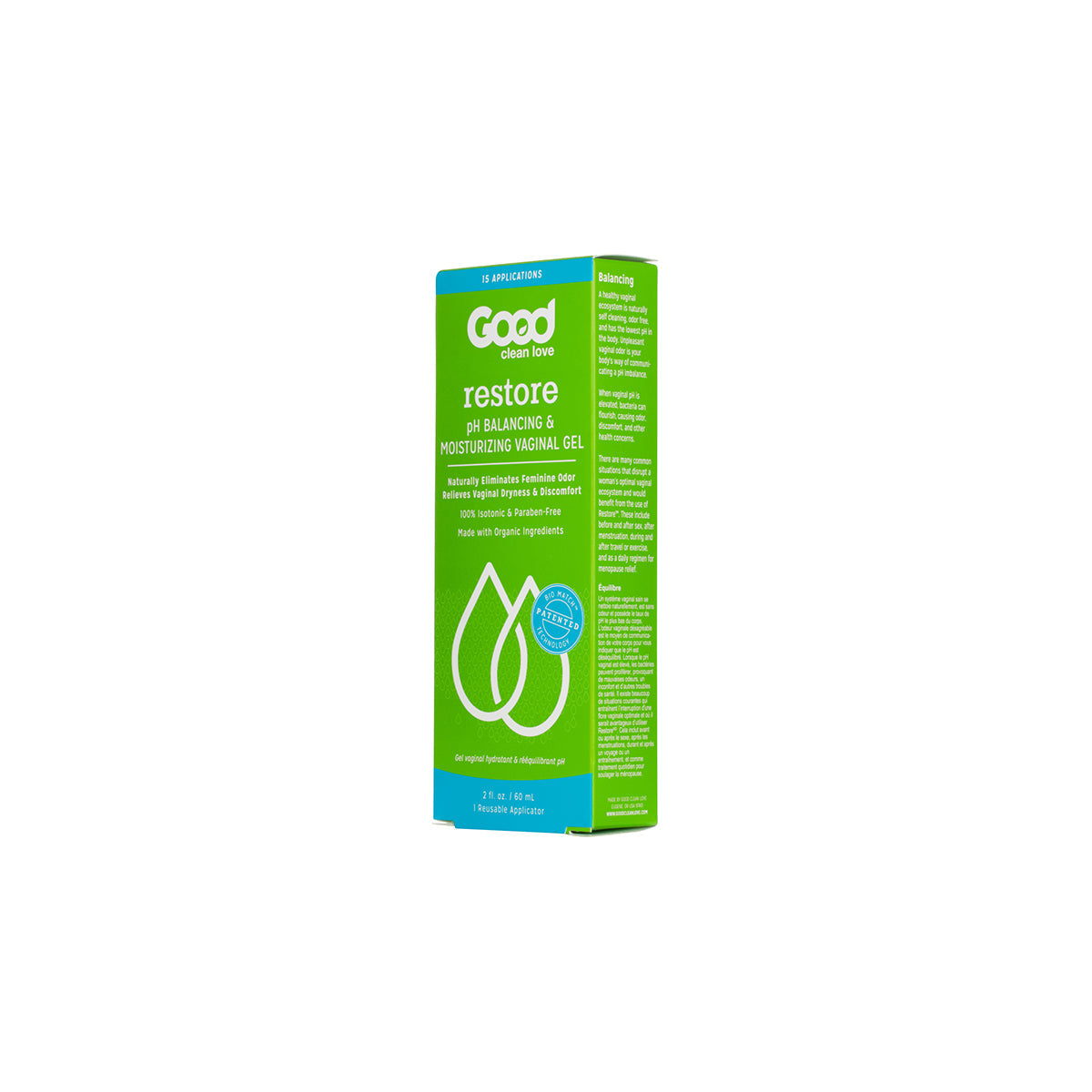 Good Clean Love Restore Moisturizing Lubricant 2oz Good Clean Love