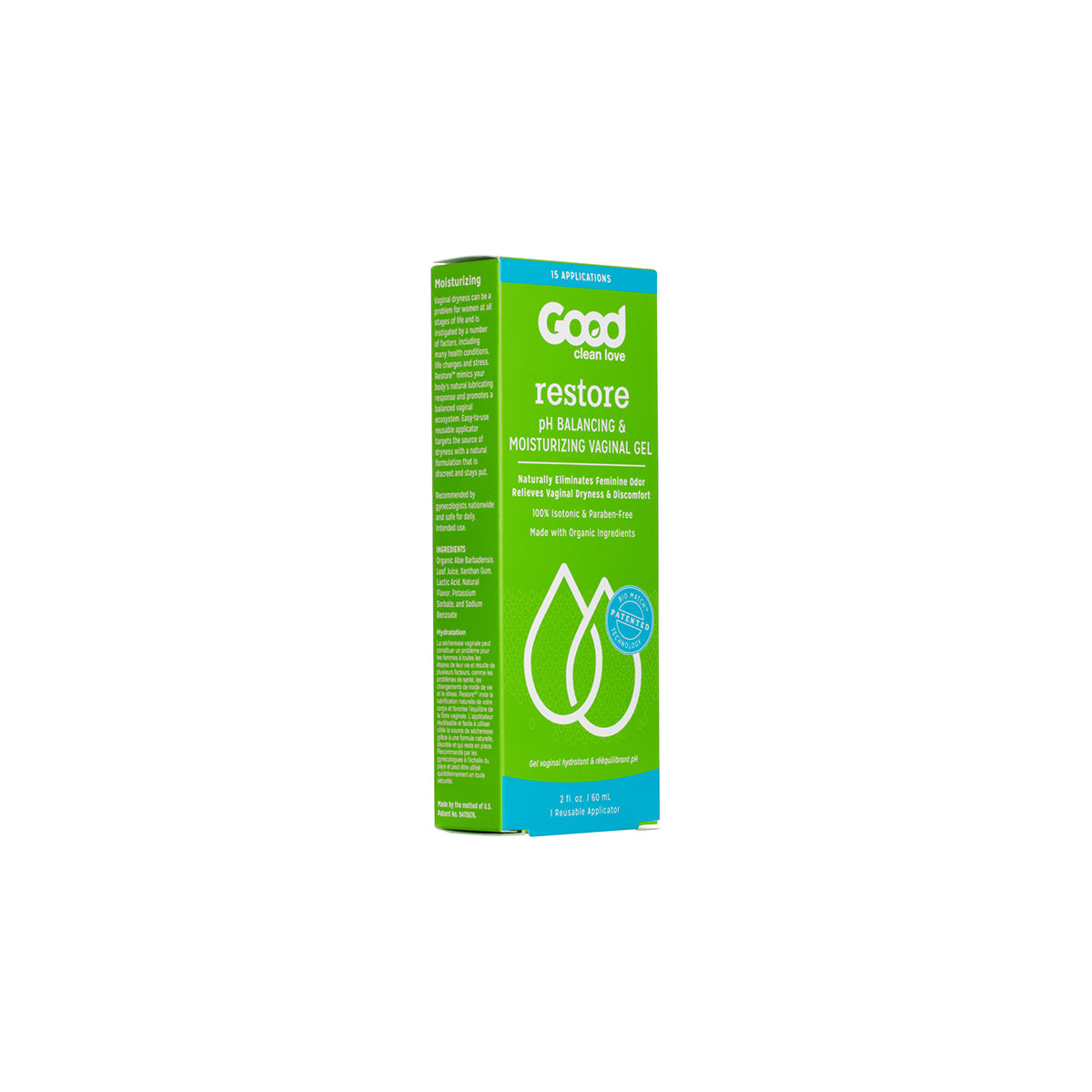 Good Clean Love Restore Moisturizing Lubricant 2oz Good Clean Love