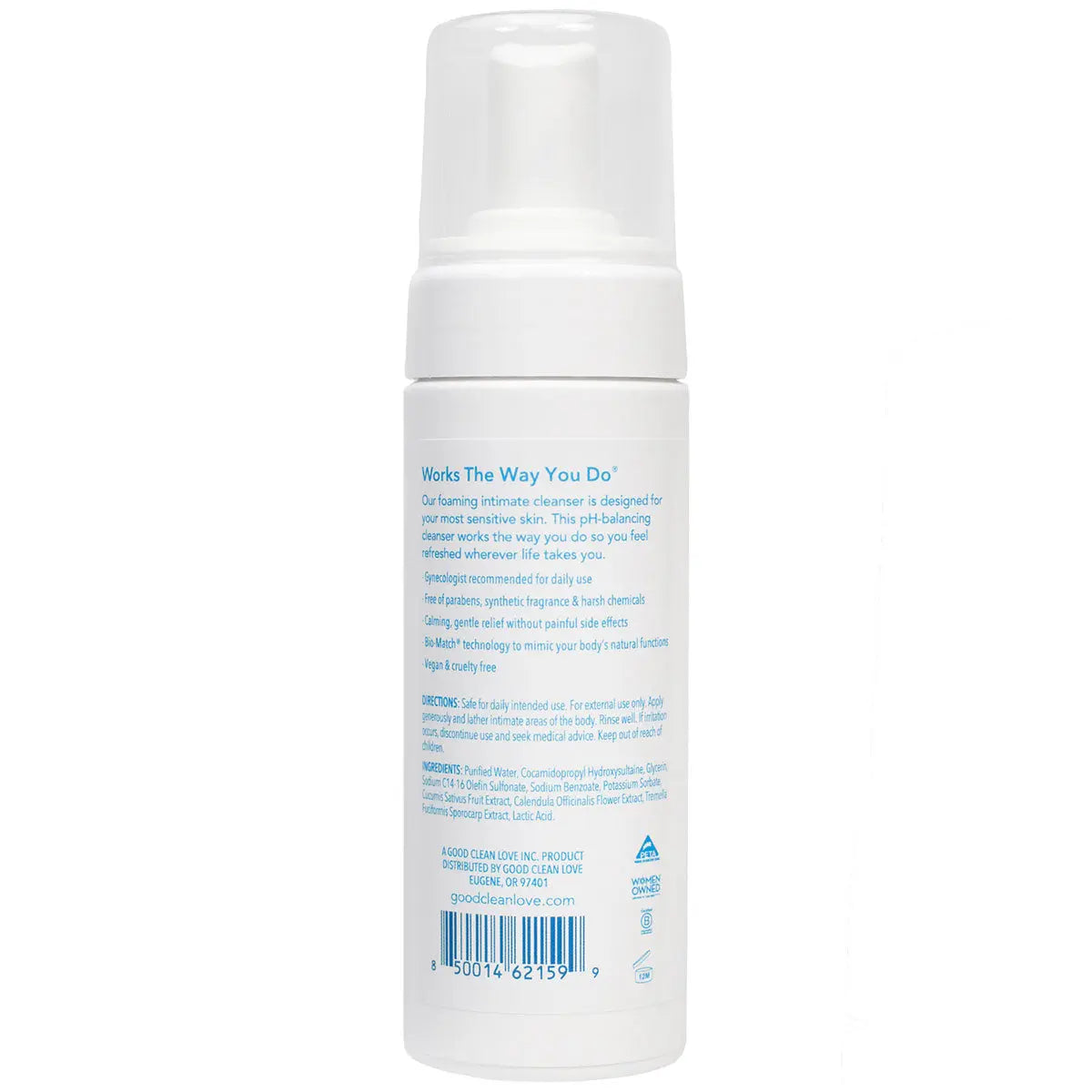 Good Clean Love Ultra Sensitive Foam Wash 5oz Good Clean Love