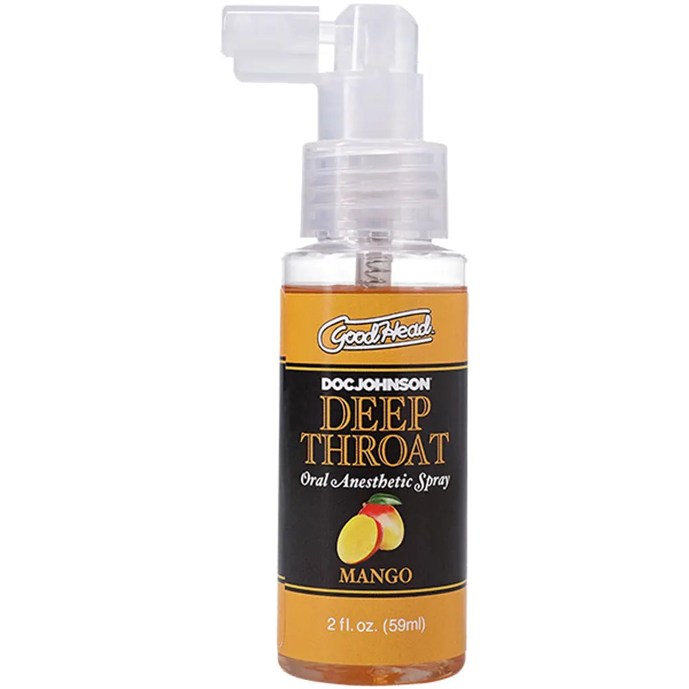 Goodhead Deep Throat Spray Mango 2 Fl Oz Doc Johnson