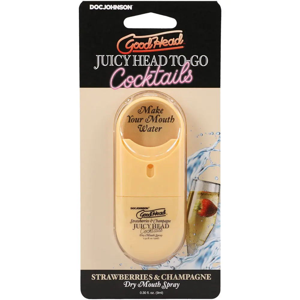 Goodhead Juicy Head Cocktails Dry Mouth Spray to-Go - Strawberries/champagne Doc Johnson