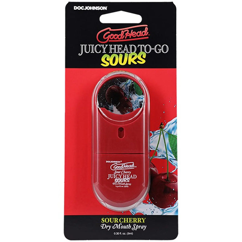 Goodhead Juicyhead Dry Mouth Spray to Go - Sour Cherry .30 Oz Doc Johnson