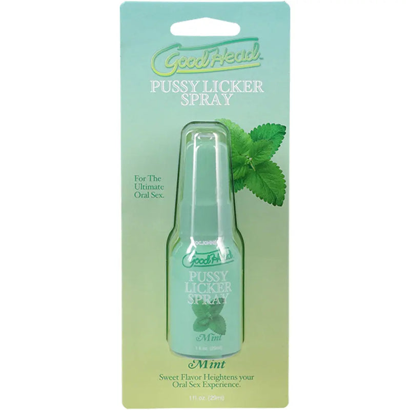 Goodhead Pussy Licker Spray Mint 1 Fl Oz Doc Johnson