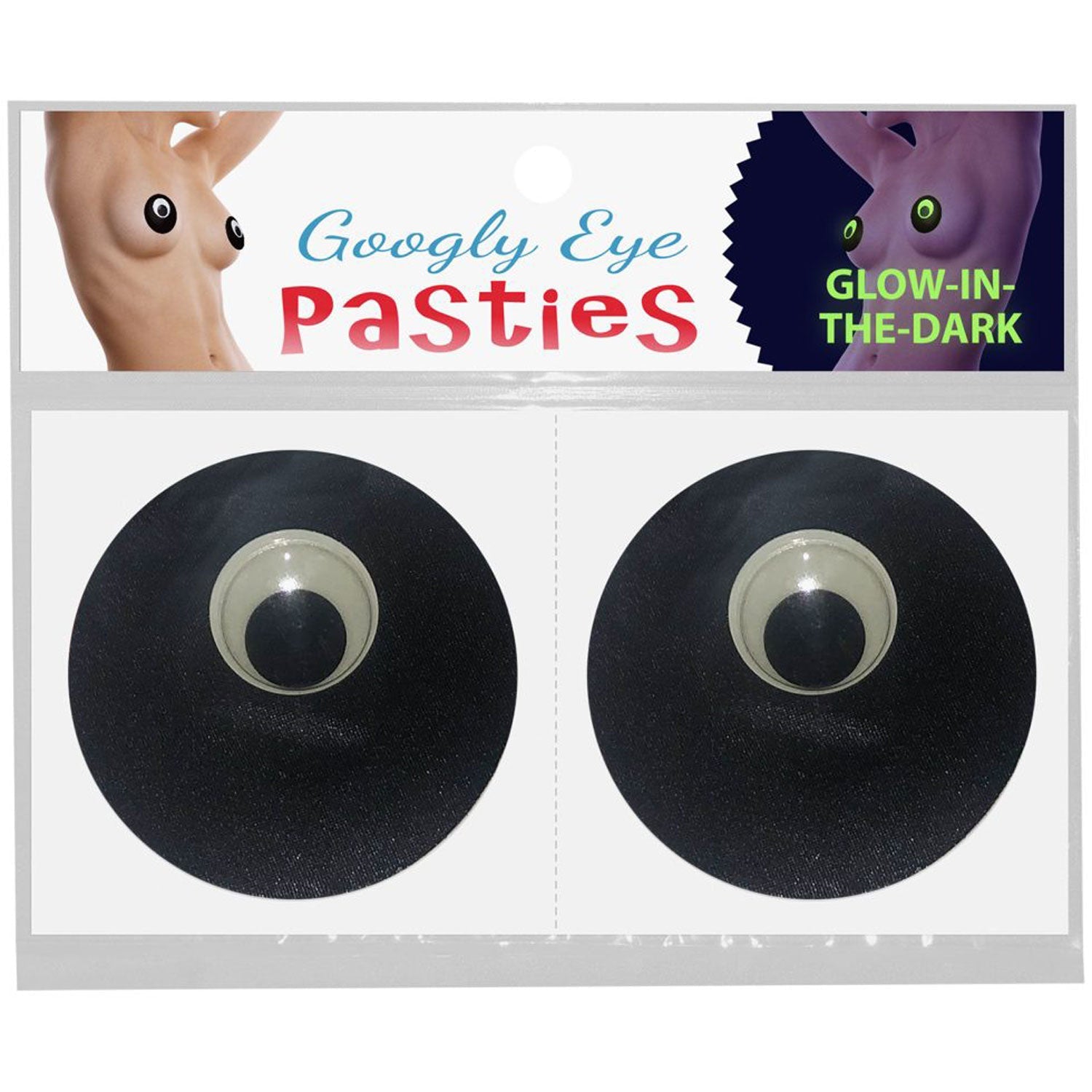 Googly Eye Pasties - Glow in the Dark - GreatEagleInc