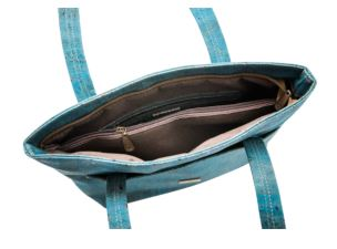Grace Cork Handbag Peacock Bent & Bree, LLC