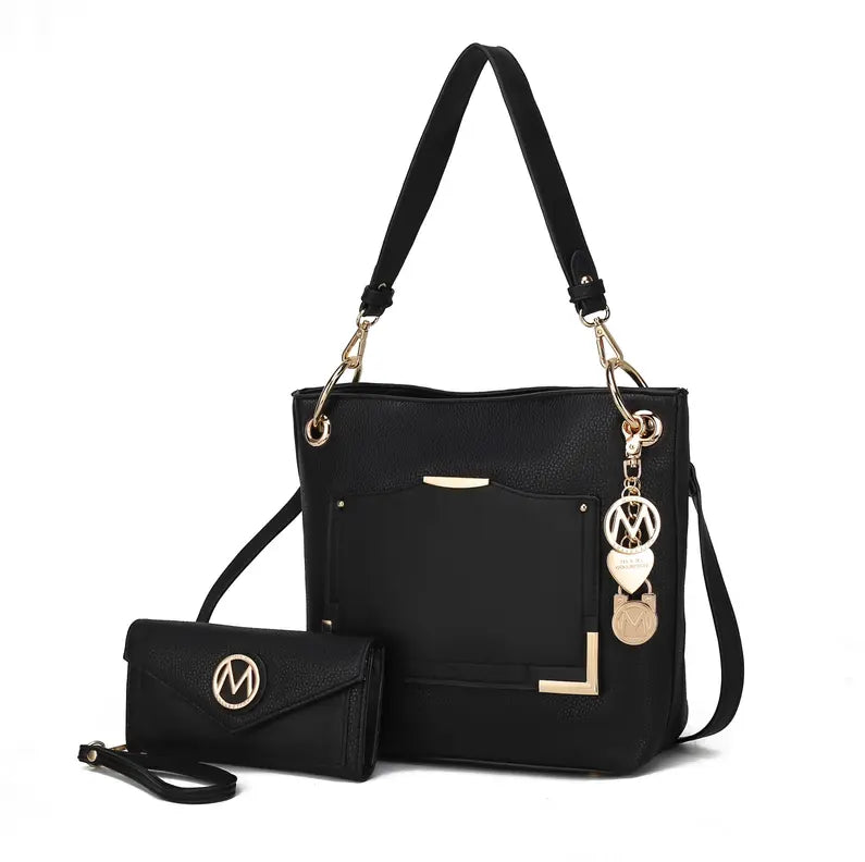 Grace Vegan Leather Women's Tote Bag with Wallet MKF Colletion by Mia K.