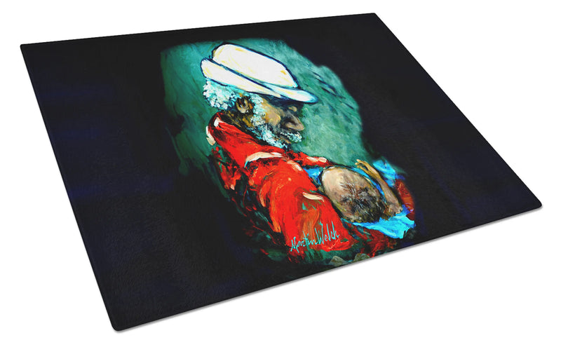 Grand Pappy and Baby Glass Cutting Board Caroline's Treasures