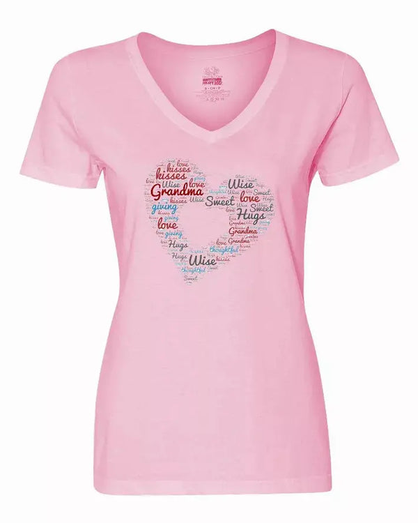 Grandma's My Heart Ladies Shirt XLarge Bad Baby Inc