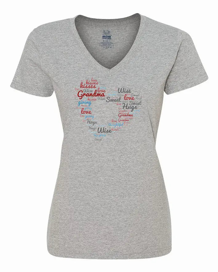 Grandma's My Heart Ladies Shirt XLarge Bad Baby Inc
