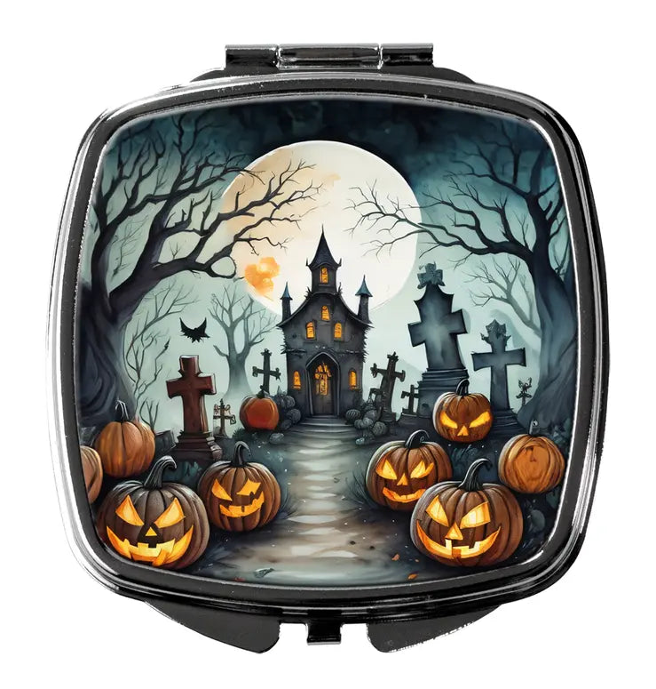Graveyard Spooky Compact Mirror Caroline's Treasures