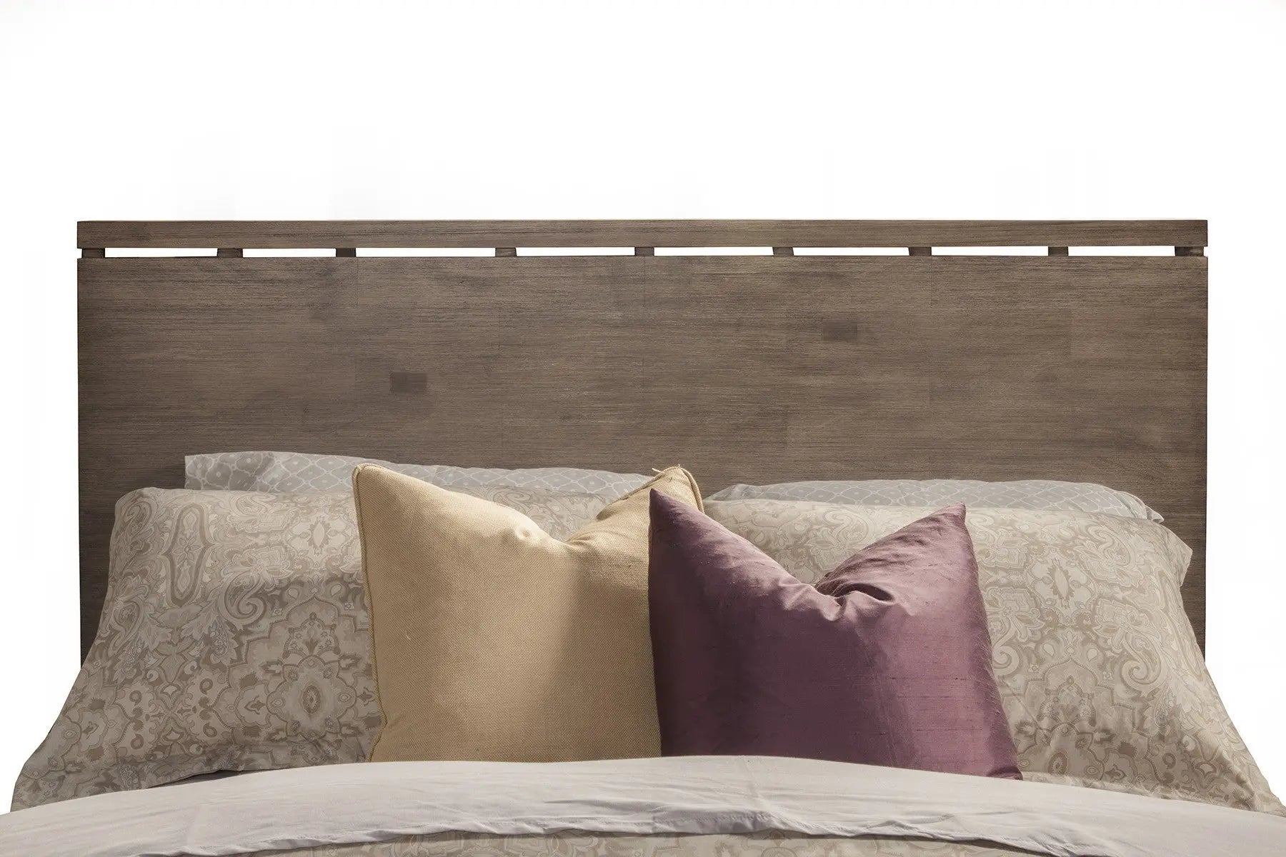 Gray Distressed Wood King Bed Frame Homeroots Bed & Bath
