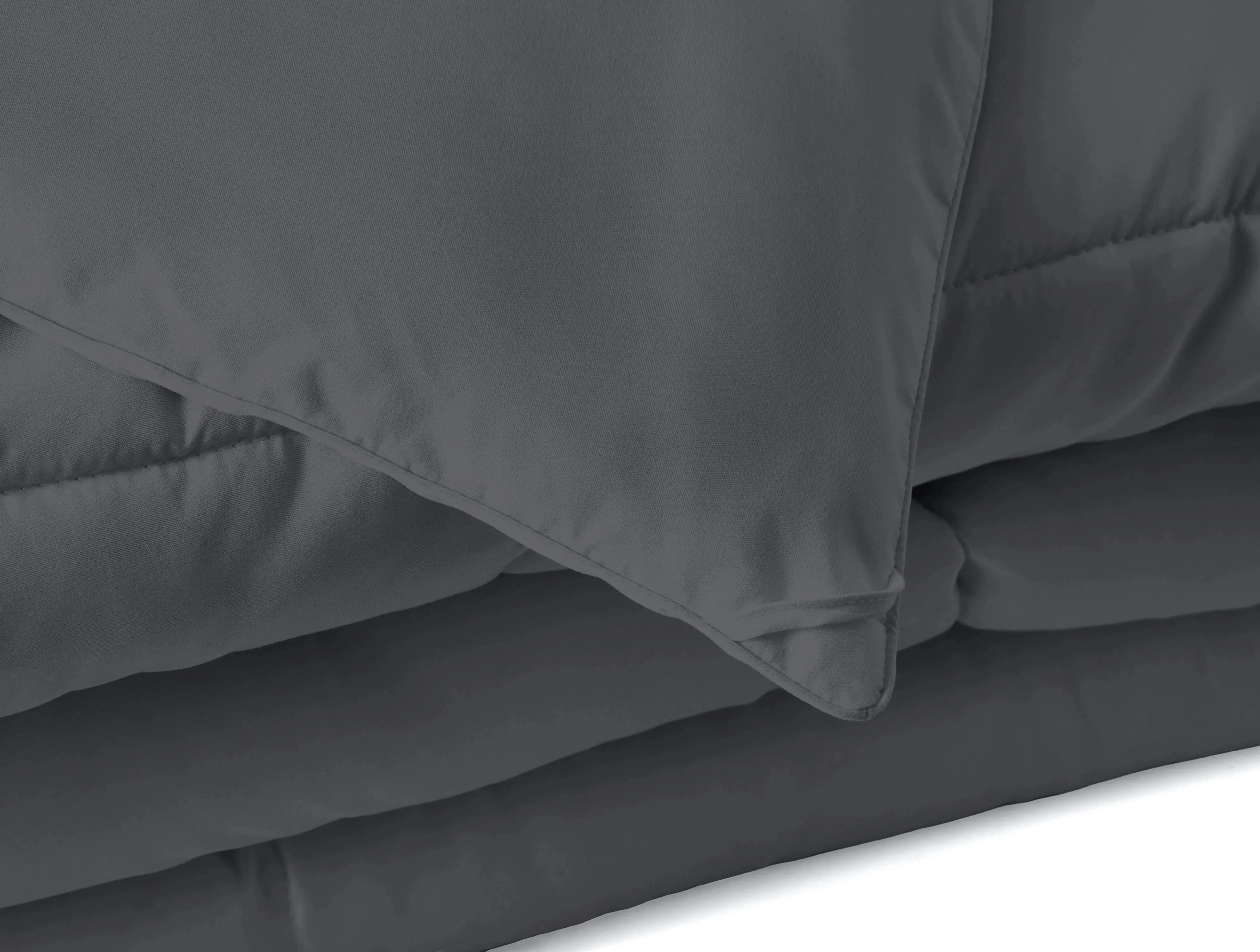Gray King Microfiber Washable Microfiber Down Alternative Comforter Homeroots Bed & Bath