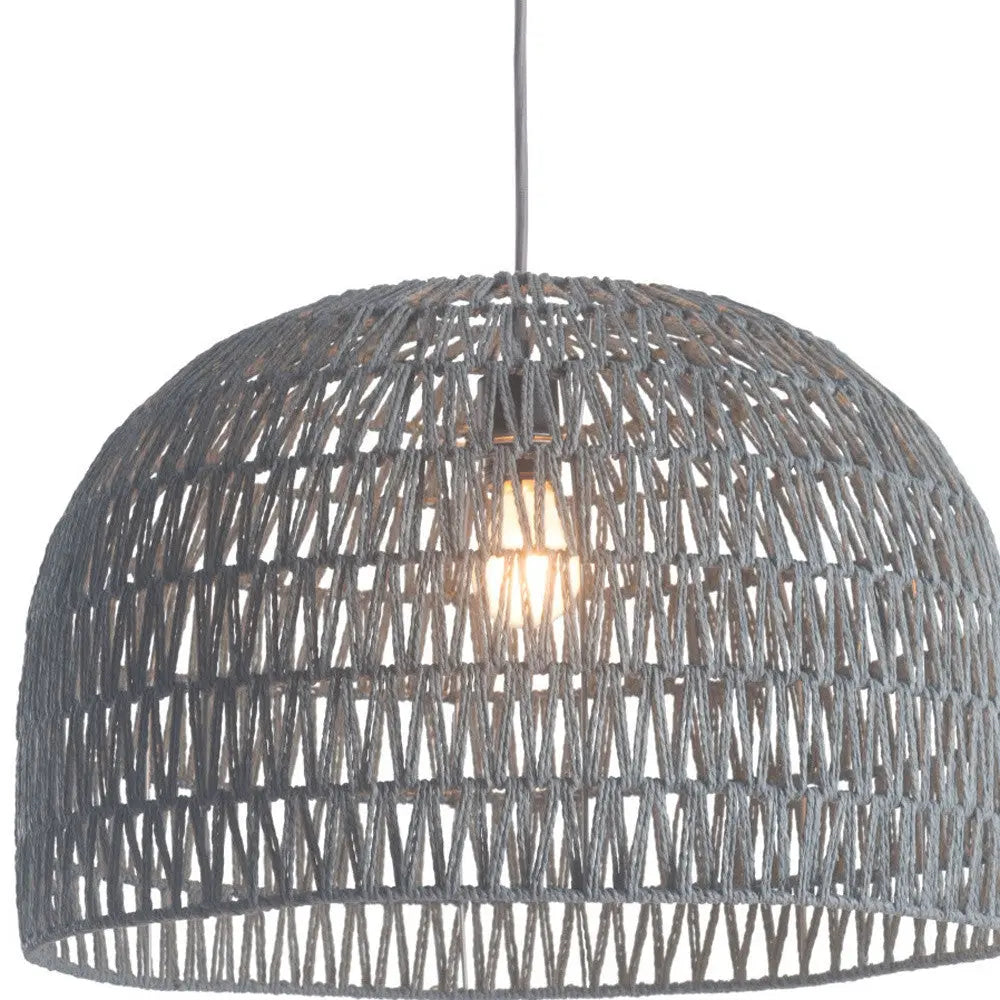 Gray Lantern Metal Dimmable Ceiling Light With Shades Homeroots Lighting