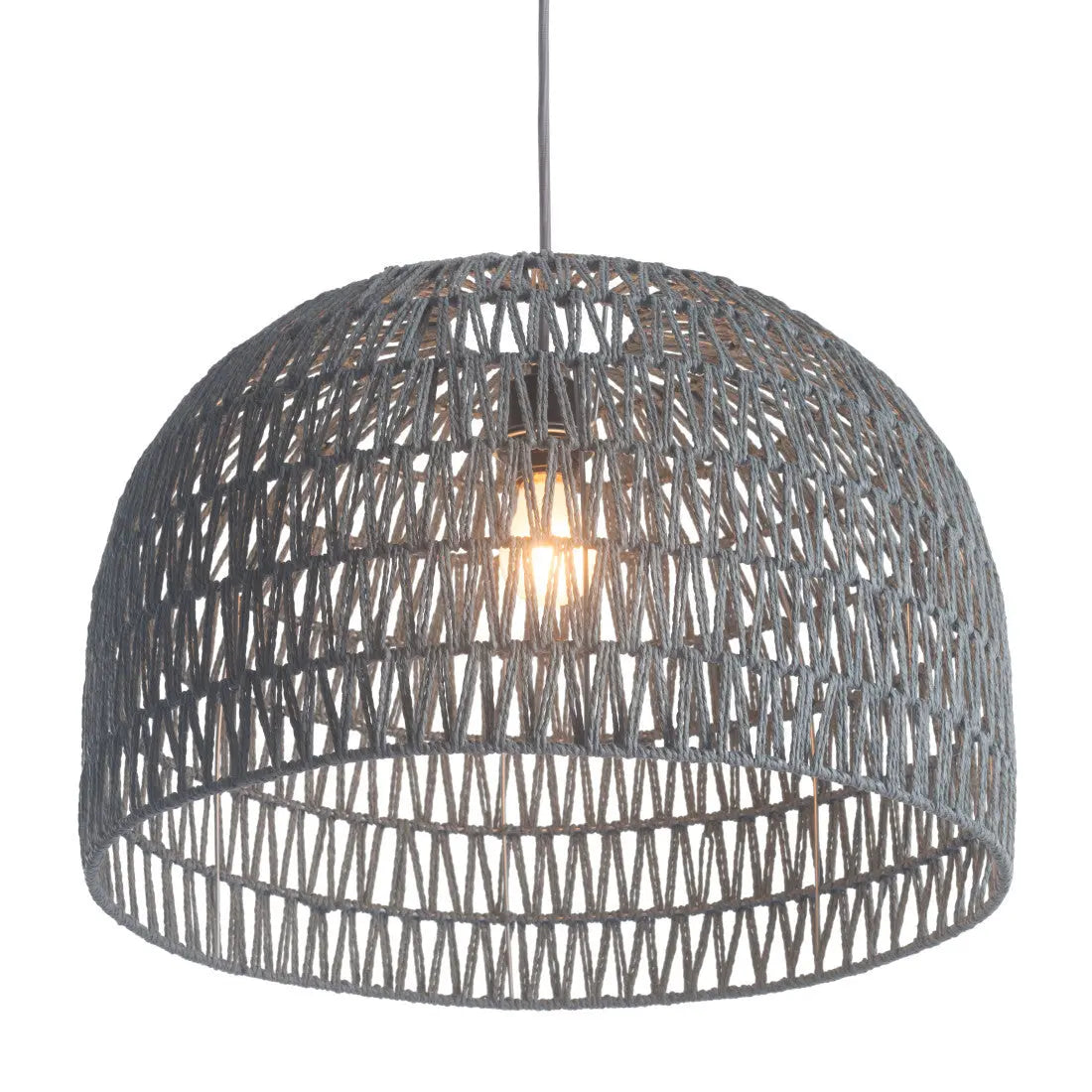 Gray Lantern Metal Dimmable Ceiling Light With Shades Homeroots Lighting