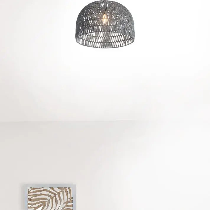Gray Lantern Metal Dimmable Ceiling Light With Shades Homeroots Lighting