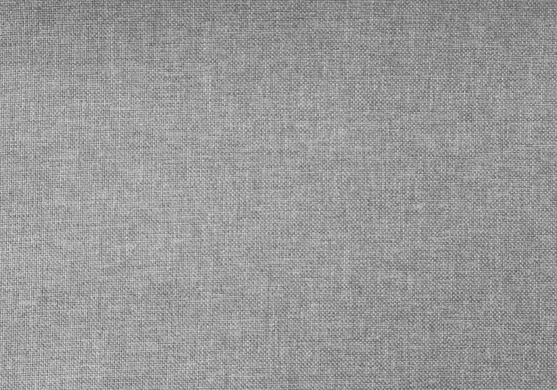 Gray Linen Blend Upholstered Arched Full Headboard With Nail Head Trim - GreatEagleInc