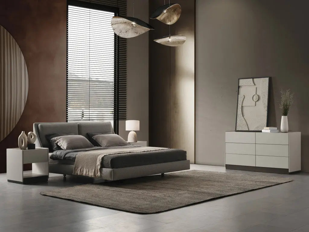 Gray Linen Upholstered Upholstered Queen Bed Frame Homeroots Bed & Bath