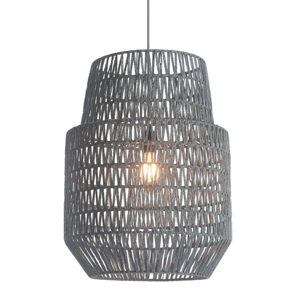 Gray Night Sky Zig Zag Ceiling Lamp - GreatEagleInc
