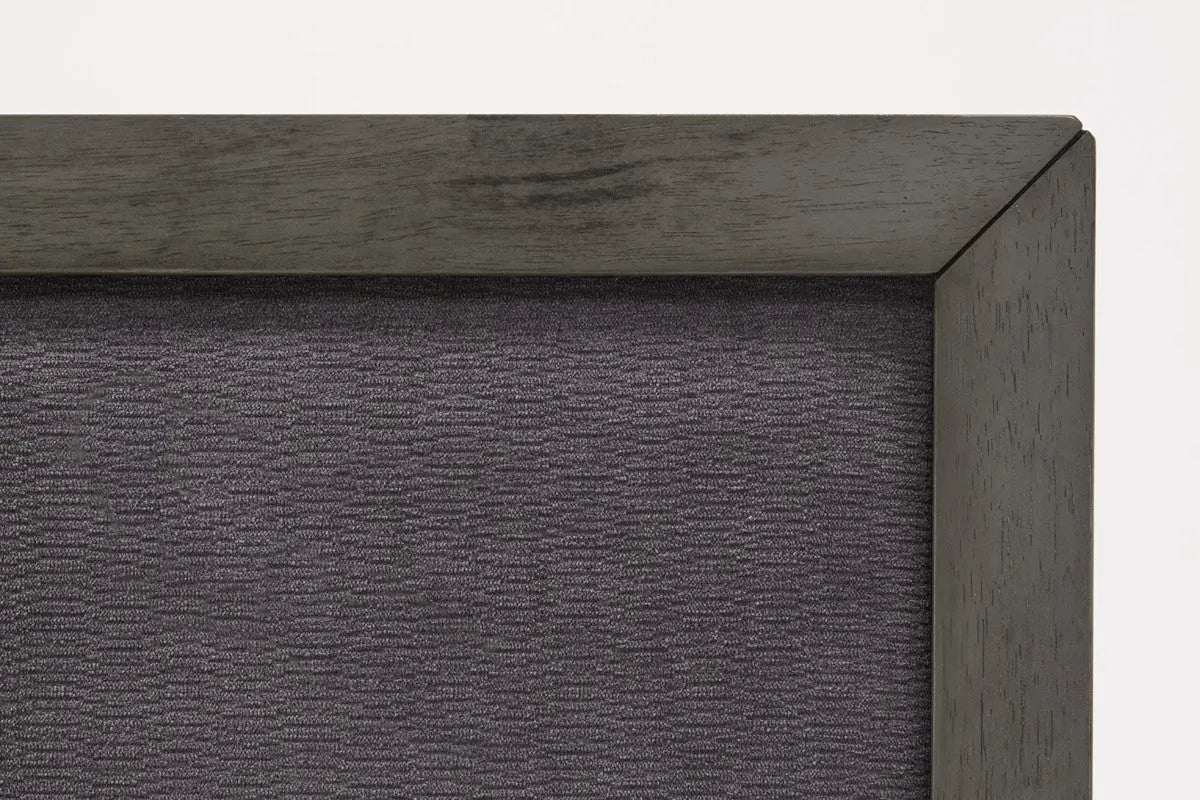 Gray Wood And Linen Queen Bed Frame Homeroots Bed & Bath