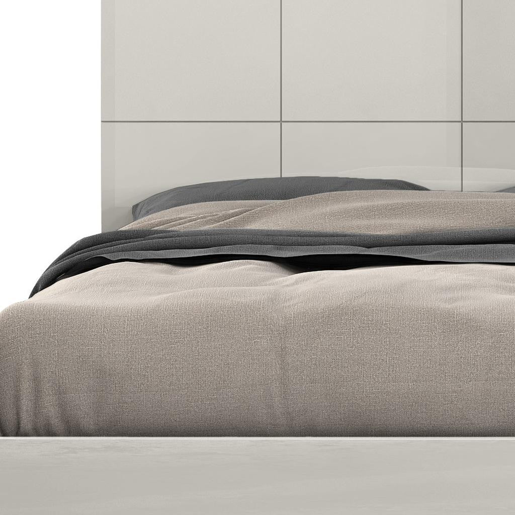 Gray Wood King Bed Frame - GreatEagleInc