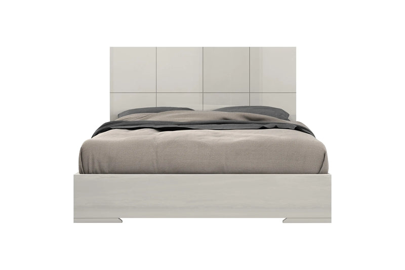Gray Wood King Bed Frame - GreatEagleInc