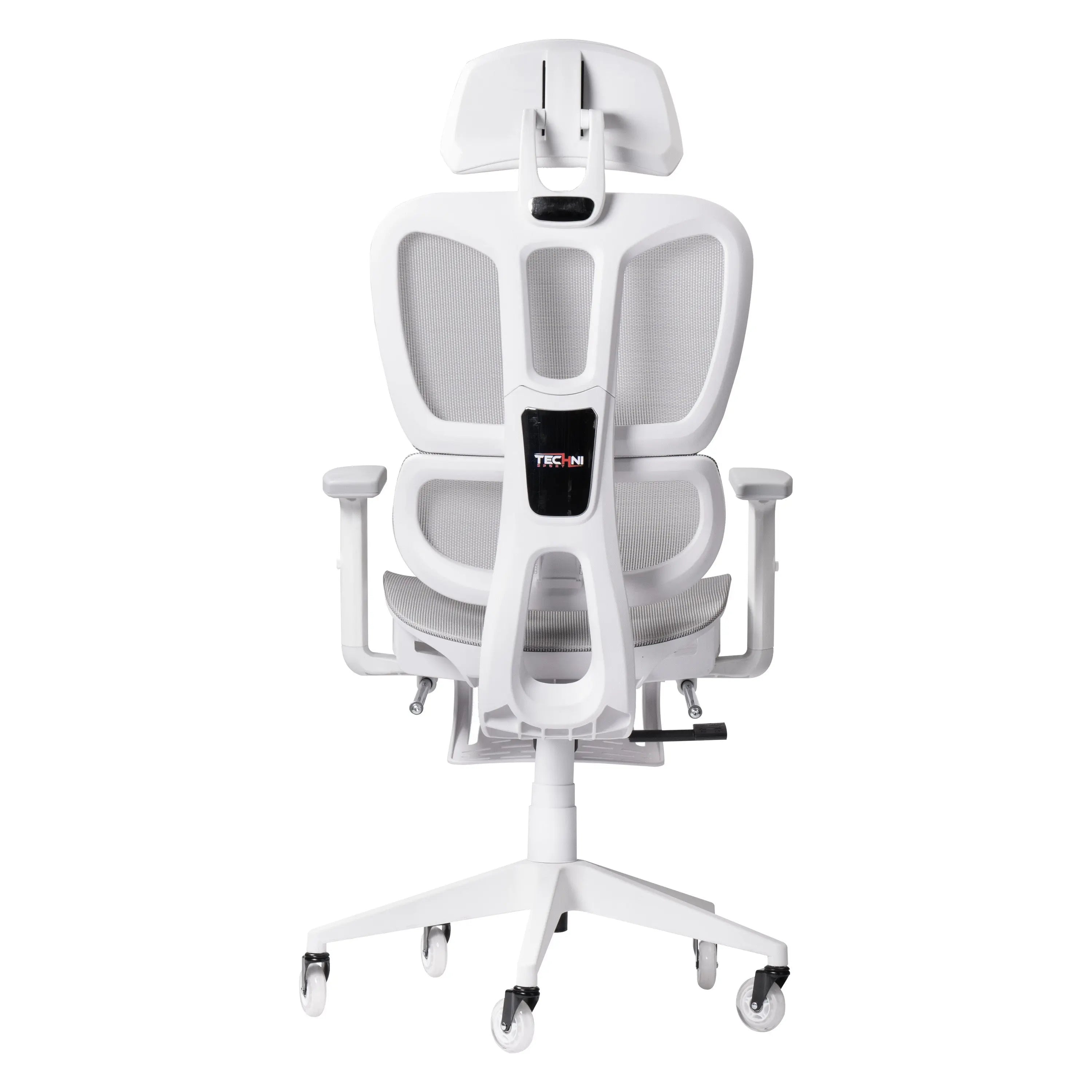 Gray and White Adjustable Height Swivel Rolling Gaming Chair Homeroots Office