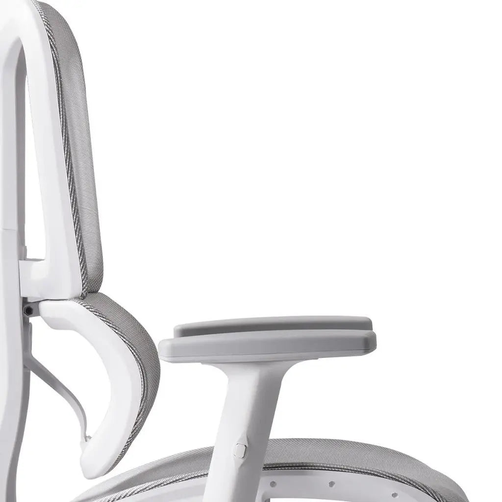 Gray and White Adjustable Height Swivel Rolling Gaming Chair Homeroots Office