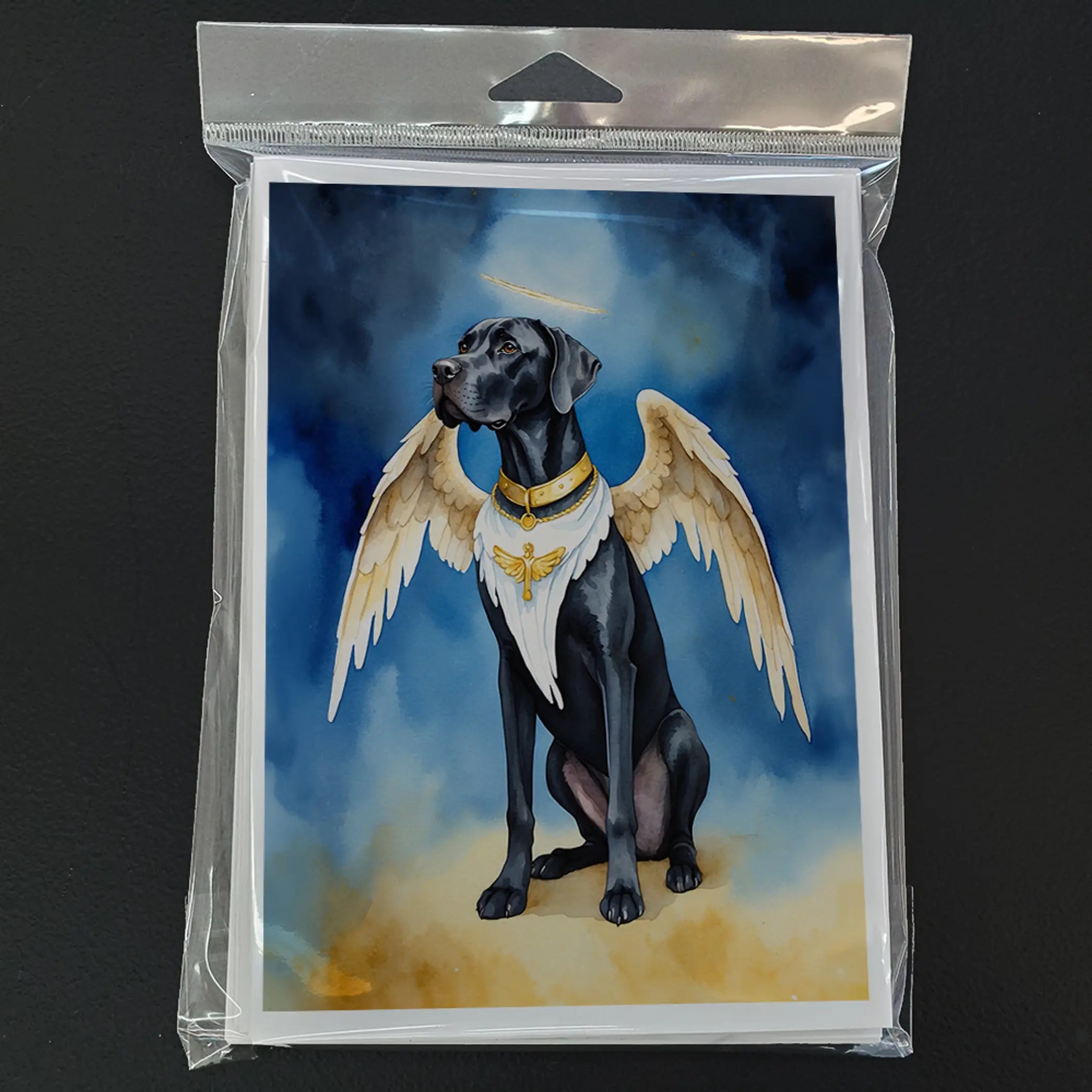Great Dane My Angel Greeting Cards Pack of 8 Caroline's Treasures