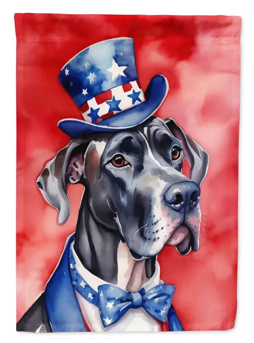 Great Dane Patriotic American Garden Flag Caroline's Treasures